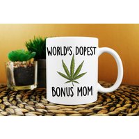 Bonus Mama Weihnachtsgeschenk, Lustiges Weihnachtsgeschenk Für Mom, Mom Geschenk, Weltbester Becher, Lustige Tasse von WeekendRiches