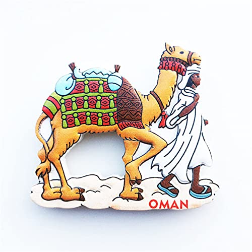 Oman Sultan World Kühlschrankmagnet 3D Harz Handgemachte Handwerk Touristische Reise Stadt Souvenir Sammlung Brief Kühlschrank Aufkleber von Weekino
