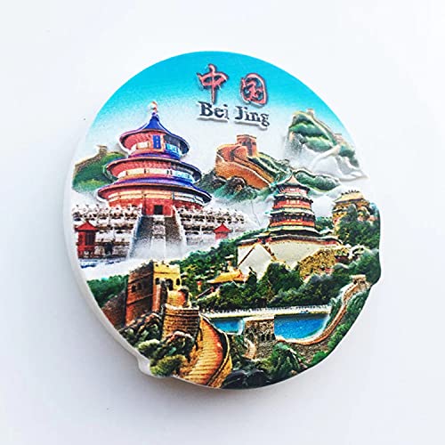 Chinesische Mauer in Peking Kühlschrankmagnet 3D Polyresin Touristische Stadtreise City Souvenir Collection Geschenk Starker Kühlschrank Aufkleber von Weekino