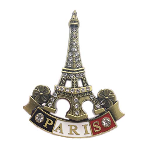 Eiffelturm Paris Frankreich Kühlschrankmagnet 3D Metall Handgemachtes Handwerk Touristische Reise Stadt Souvenir Sammlung Brief Kühlschrank Aufkleber von Weekino