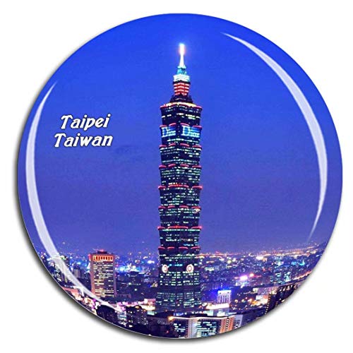 Weekino Taipei 101 Taiwan Kühlschrankmagnet 3D Kristallglas Tourist City Travel Souvenir Sammlung Geschenk Starke Kühlschrank Aufkleber von Weekino
