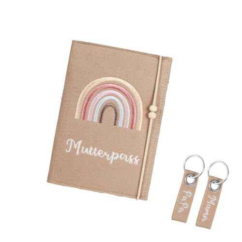 Weenwill Mutterpass Schutzhülle,Mutterpass für Schutzhülle aus Filz mit Fächern,Mutterpasshülle aus Filz mit 2 Schlüsselanhängern,Mutterpasshülle mit Fächern für Schwangerinen Zukunftige Mütter Weenwill Mutterpass Schutzhülle,Mutterpass für Schutzhülle aus Filz mit Fächern,Mutterpasshülle aus Filz mit 2 Schlüsselanhängern,Mutterpasshülle mit Fächern für Schwangerinen Zukunftige Mütter von Weenwill