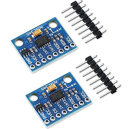 2 x ADXL345 Beschleunigungsmesser, 3 Achsen, GY-291, digitales Schwerkraftsensormodul ADXL345, 3 Achsen, Beschleunigungsneigung, kompatibel mit Arduino Raspberry Pi 2 x ADXL345 Beschleunigungsmesser, 3 Achsen, GY-291, digitales Schwerkraftsensormodul ADXL345, 3 Achsen, Beschleunigungsneigung, kompatibel mit Arduino Raspberry Pi von Weewooday