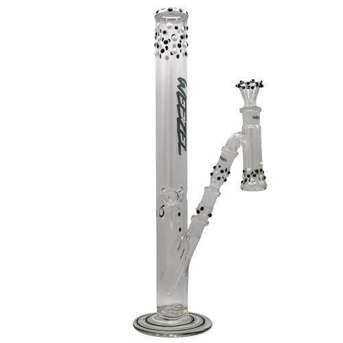 WEEZEL 55 CM Glasbong Set inkl. Aktivkohle-Adapter, Diffusor-Chillum, Aschefänger und PsyHead | Handgemacht in Deutschland | Grün-Weiss Just Tagging Serie Cleaner Line WEEZEL 55 CM Glasbong Set inkl. Aktivkohle-Adapter, Diffusor-Chillum, Aschefänger und PsyHead | Handgemacht in Deutschland | Grün-Weiss Just Tagging Serie Cleaner Line von Weezel