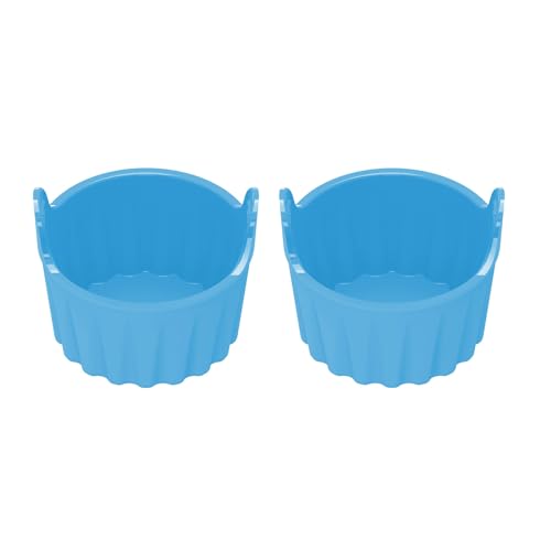 2 Stück sichere und praktische Air Fritteuse Formen Auflaufförmchen für Luftfritteusen Praktische Pochierte Eier Maker Praktische Pochierte Eier Maker von Wegiwuca