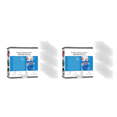30/60 x selbstklebende Reparaturflicken Schwimmringe Reparaturflicken für Zelte aufblasbarer Pool 6 x 5,8 cm selbstklebende Reparaturflicken Reparatur Löcher Flicken für Schwimmringe von Wegiwuca