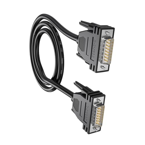 DB15 Kabel 1 5 M DB15 Weibliche Männliche Verlängerungskabel Doppelabschützte Metall Aluminiumfoliendraht Für Stabile Datenübertragung DB15 Kabel 1 5 M DB15 Weibliche Männliche Verlängerungskabel Doppelabschützte Metall Aluminiumfoliendraht Für Stabile Datenübertragung von Wegiwuca
