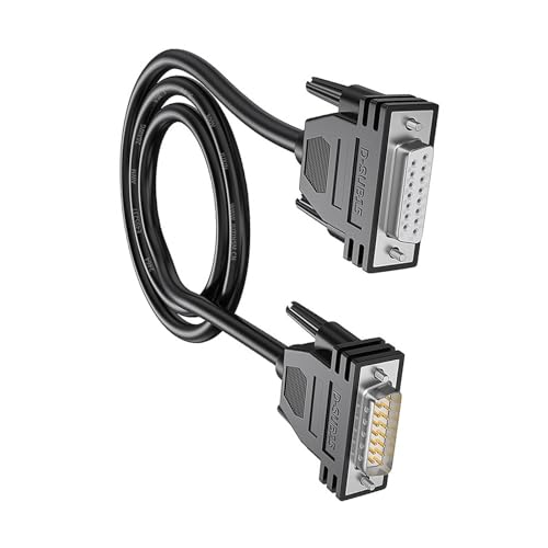 DB15 Kabel 1 5 M DB15 Weibliche Männliche Verlängerungskabel Doppelabschützte Metall Aluminiumfoliendraht Für Stabile Datenübertragung DB15 Kabel 1 5 M DB15 Weibliche Männliche Verlängerungskabel Doppelabschützte Metall Aluminiumfoliendraht Für Stabile Datenübertragung von Wegiwuca