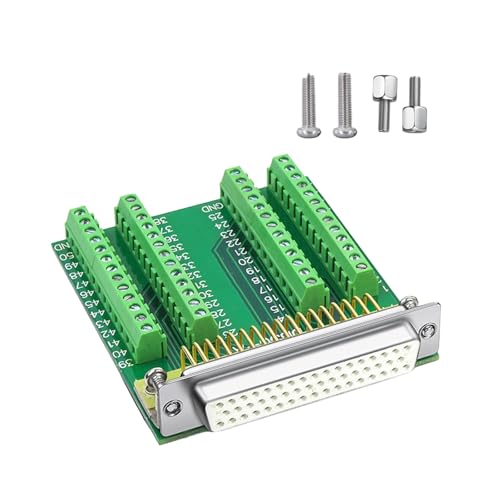 DB50 50pin Weiblicher Männlicher Terminalbrett Adapter Stecker Modulblock Mit Bolts Nut Hardware Industrial Board DB50 50pin Weiblicher Männlicher Terminalbrett Adapter Stecker Modulblock Mit Bolts Nut Hardware Industrial Board von Wegiwuca