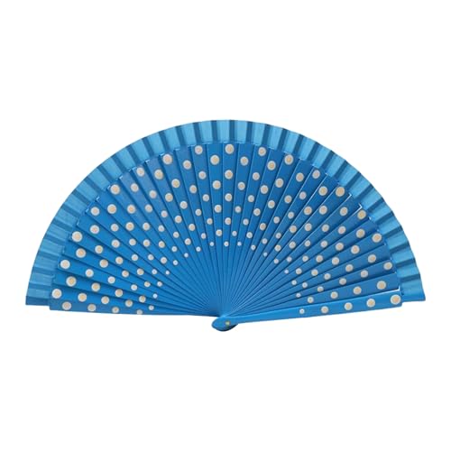 Handfächer aus spanischem Holz, für Damen, Vintage-Punkt-Muster, für Hochzeit, Tanz, Party, Dekoration, Aufführungen, Faltfächer Handfächer aus spanischem Holz, für Damen, Vintage-Punkt-Muster, für Hochzeit, Tanz, Party, Dekoration, Aufführungen, Faltfächer von Wegiwuca