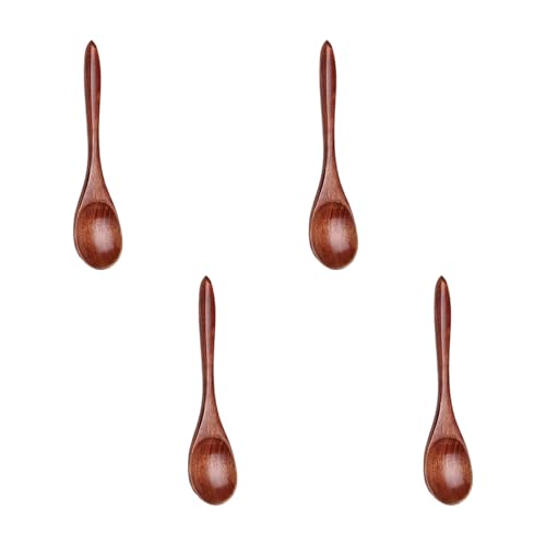 Handgefertigter Nanmu Holzlöffel Mit Lackiertem Schicht Multipurpose Küchenwerkzeug Für Kaffee Suppe Und Dessert Serviert 4 Stile Traditionelle Lackwarenlöffel von Wegiwuca