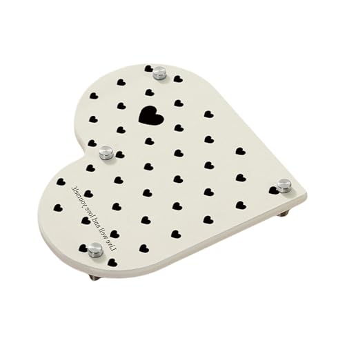 Heart Designs Diatomit Seifenschalen Hygienische Badezimmeraufbewahrung Mit Schnellen Trocknungsflächen Robuster Badezimmerzubehör Speicher Rack Rack von Wegiwuca