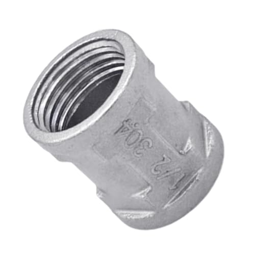Innengewinde-Rohradapter-Fittings, gerader Steckverbinder, Ersatzrohrverschraubung, Doppelhülsenverbindungsnippel, Edelstahl-Steckverbinder, Adapter, Kupplung, Sanitärarmaturen Innengewinde-Rohradapter-Fittings, gerader Steckverbinder, Ersatzrohrverschraubung, Doppelhülsenverbindungsnippel, Edelstahl-Steckverbinder, Adapter, Kupplung, Sanitärarmaturen von Wegiwuca