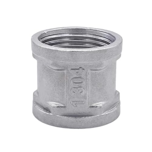 Innengewinde-Rohradapter-Fittings, gerader Steckverbinder, Ersatzrohrverschraubung, Doppelhülsenverbindungsnippel, Edelstahl-Steckverbinder, Adapter, Kupplung, Sanitärarmaturen Innengewinde-Rohradapter-Fittings, gerader Steckverbinder, Ersatzrohrverschraubung, Doppelhülsenverbindungsnippel, Edelstahl-Steckverbinder, Adapter, Kupplung, Sanitärarmaturen von Wegiwuca