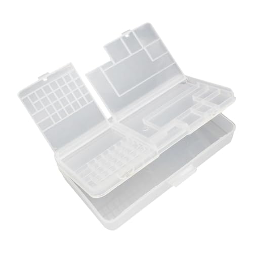 Löschen Von Toolbox Storage Hülle Doppelschicht Tablett Sichtbare Fächer Leichtes Reparaturwerkzeugträger Doppelschichtwerkzeugkasten Löschen Von Toolbox Storage Hülle Doppelschicht Tablett Sichtbare Fächer Leichtes Reparaturwerkzeugträger Doppelschichtwerkzeugkasten von Wegiwuca