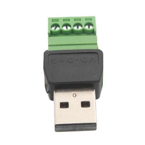Wegiwuca Schraubenklemmen USB 2.0 EIN Männlicher Adapterverbinder Lötloses Design Stabiler Signale Getriebe Wärmesistente Isolierung USB Schraubenklemmen Blockadapter Wegiwuca Schraubenklemmen USB 2.0 EIN Männlicher Adapterverbinder Lötloses Design Stabiler Signale Getriebe Wärmesistente Isolierung USB Schraubenklemmen Blockadapter von Wegiwuca
