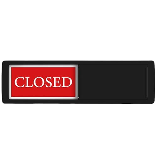 Sichtschild für Zuhause, Büro, Toilette, offen/geschlossen, Schiebeschild mit Klebeband zum Öffnen/Schließen Sichtschild für Zuhause, Büro, Toilette, offen/geschlossen, Schiebeschild mit Klebeband zum Öffnen/Schließen von Wegiwuca