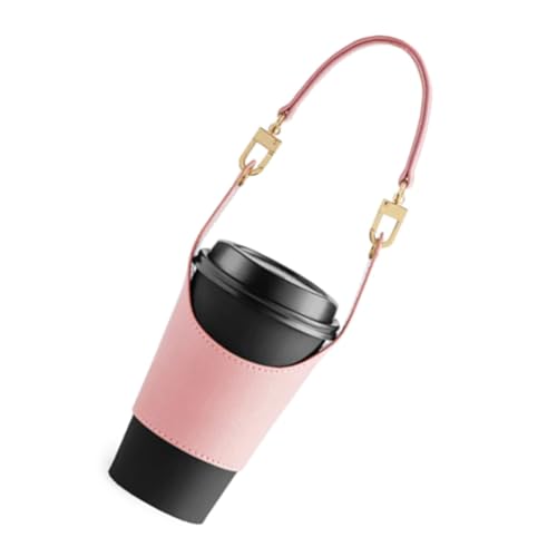 Verstellbare isolierte Becherhülle aus PU-Leder für Kaffee und heiße Getränke, Outdoor-Getränkebehälter, Lederbecherhülle Verstellbare isolierte Becherhülle aus PU-Leder für Kaffee und heiße Getränke, Outdoor-Getränkebehälter, Lederbecherhülle von Wegiwuca