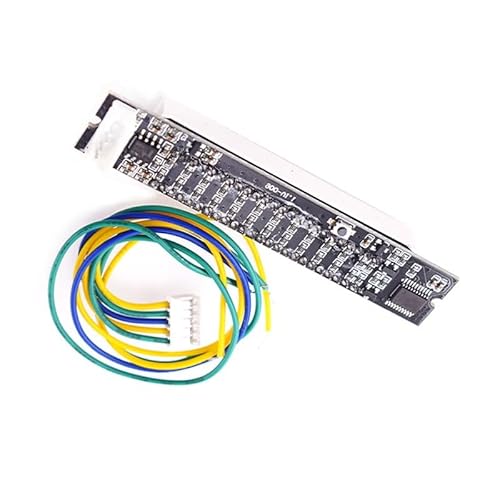 Wegiwuca Doppelkanal 12 LED Musikspektrumpegel Messgeräte Stereoverstärker Board Indikatoren Leichte Einstellbare Lichtgeschwindigkeit von Wegiwuca