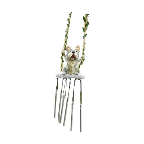 Wegiwuca Handgemalte Tierharz Winde Chimes Elegante Harz Tierwinde Chimes Accessoire Für Die Verbesserung Der Natürlichen Outdoor Dekore Dekorativen Gartenzubehör von Wegiwuca