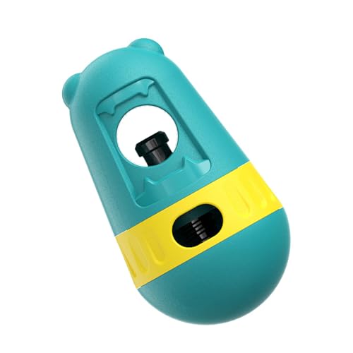 Wegiwuca Haustier Slow Feeder Dog Toy Spielzeug Interaktiver Ball Undichte Lebensmittel Fütterungspuzzle Für Mentale Stimulation Kauen Stickhalter Hund Training Behandeln Puzzle Ball von Wegiwuca
