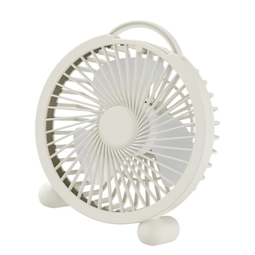 Wegiwuca Kleiner Desktop-USB-Ventilator mit ergonomischem Griff, Hochgeschwindigkeitszirkulation, für den Innen- und Außenbereich von Wegiwuca