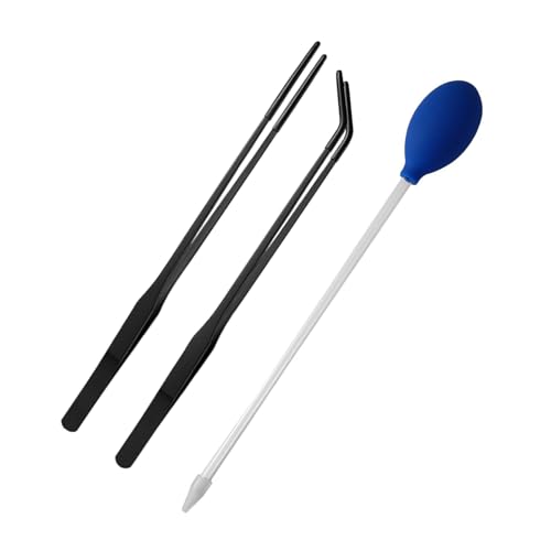 Wegiwuca Klemmreptilien Lebensmittel Pinzetten Mit Antikorrosion Schwarz Beschichtete Spitze Für Einfache Fütterung Langer Löffel Set Wasserpflanze Pinzetten Wegiwuca Klemmreptilien Lebensmittel Pinzetten Mit Antikorrosion Schwarz Beschichtete Spitze Für Einfache Fütterung Langer Löffel Set Wasserpflanze Pinzetten von Wegiwuca