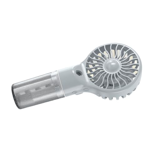 Wegiwuca Nebel Ventilator mit Nebel Kleiner Handventilator Wiederaufladbarer Ventilator Wasser Handventilator Handventilator Kühlung 4 Geschwindigkeiten von Wegiwuca