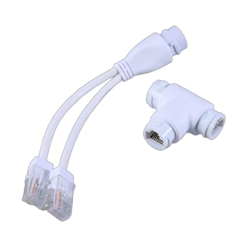 Wegiwuca POE Kabeladapter Networking Kabelkabel POE Splitter RJ45 Injektoren Für Überwachungskamera Router Zubehör von Wegiwuca