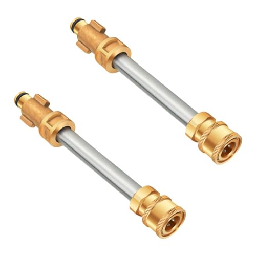 Wegiwuca Packung Mit 2 Hochdruckdüsen Unterlegscheibe Zauberstab Adapterreinigungsdüse Schnellanschließend Noozle Für Schnellverbindungen Waschmaschinenadapter Wegiwuca Packung Mit 2 Hochdruckdüsen Unterlegscheibe Zauberstab Adapterreinigungsdüse Schnellanschließend Noozle Für Schnellverbindungen Waschmaschinenadapter von Wegiwuca