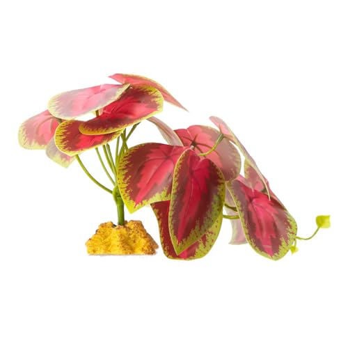 Wegiwuca Realistische Grasdekoration Für Reptilienterrarien Natürliche Höhlenlebensraum Dekoration Kletterpflanze Hängematte Versteck Höhle Künstliche Pflanzendekoration von Wegiwuca