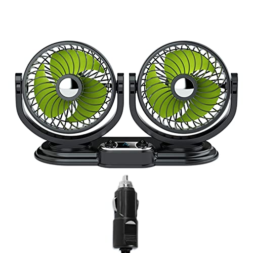 Wegiwuca USB 5V 360 Grad Drehung für Kopfventilator Groß 2 Gang Auto Ventilator mit für Büro von Wegiwuca