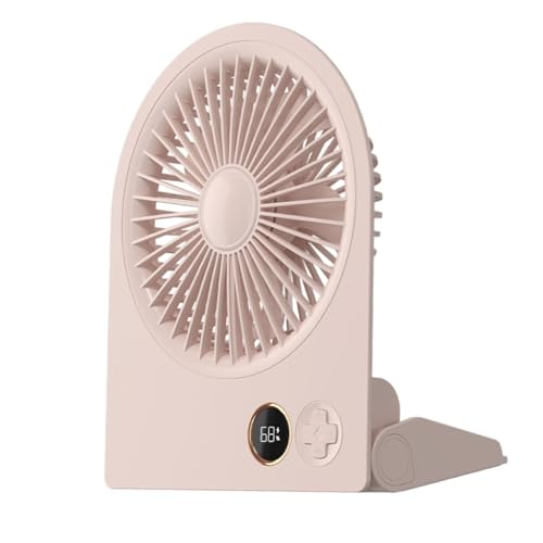 Wegiwuca Wiederaufladbarer USB-Ventilator, leiser Desktop-Ventilator, Deckenventilator mit mehreren Optionen, Kühlventilator, Timing-Funktion von Wegiwuca