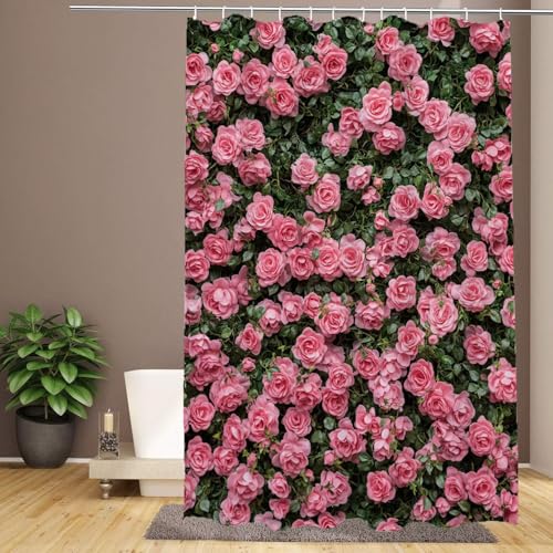 Shower Curtains Blumen Duschvorhang 120x180 cm Duschvorhänge Frühling Waschbar Antischimmel Textil, Extra Breit Strapazierfähigem Polyester Stoff Badevorhänge mit 12 Haken, Home Decoration R-243 Shower Curtains Blumen Duschvorhang 120x180 cm Duschvorhänge Frühling Waschbar Antischimmel Textil, Extra Breit Strapazierfähigem Polyester Stoff Badevorhänge mit 12 Haken, Home Decoration R-243 von Wehsaeho