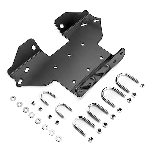 WeiSen Halterung für Seilwinde, robuster Stahl, kompatibel mit Kawasaki Brute Force 650 750 4x4 i EPS 2005–2024 von WeiSen