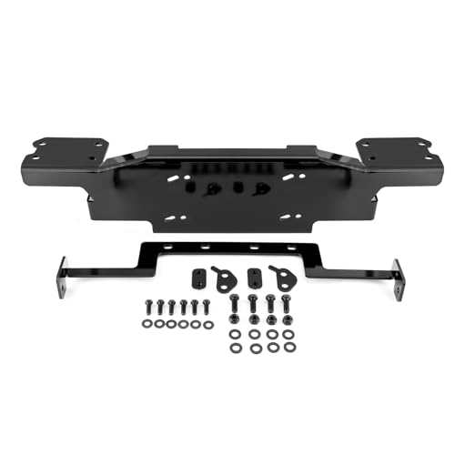 WeiSen Seilwinde Montagehalterungs-Set, 5,9 kg, Frontstoßstange, Seilwinde, Halterung, kompatibel mit Jeep Wrangler JL/JLU & Gladiator 2018–2024 mit Metallstoßstange WeiSen Seilwinde Montagehalterungs-Set, 5,9 kg, Frontstoßstange, Seilwinde, Halterung, kompatibel mit Jeep Wrangler JL/JLU & Gladiator 2018–2024 mit Metallstoßstange von WeiSen