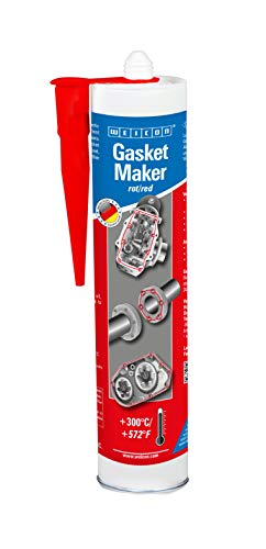 WEICON 30100310 Gasket Maker 310ml Spezial-Dichtstoff Dichtmasse Dichtmittel rot von WEICON