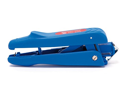 WEICON 51000200 Duo-Stripper No.200 zum Entmanteln & Abisolieren von Kabeln & Leitern, Blau/Rot, 160mm von WEICON