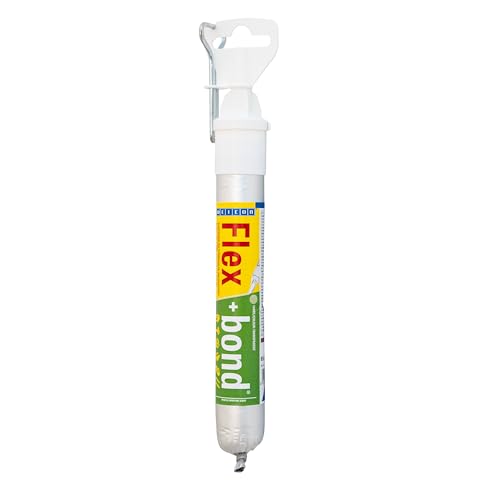 WEICON Flex+bond® 85 ml | Kleb- und Dichtstoff | haftstark | dauerelastisch, transparent von WEICON