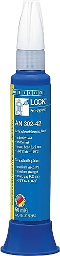 WEICONLOCK AN 302-42 50 ml Schraubensicherung für Gewinde mit Dosierspitze von WEICON