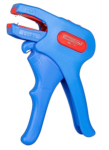 WEICON TOOLS 51001007 Abisolierzange No. 7-F für 0,75-4,00mm² Flachkabel mit Seitenschneider, blau/rot WEICON TOOLS 51001007 Abisolierzange No. 7-F für 0,75-4,00mm² Flachkabel mit Seitenschneider, blau/rot von WEICON