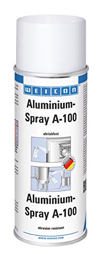 WEICON Aluminium-Spray A-100 400 ml abriebfester Schutz gegen Rost und Korrosion, aluminium-metallic von WEICON