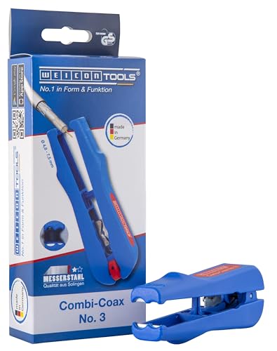 WEICON TOOLS 52000003-KD Combi-Coax No.3 Kabelentmanteler Geeignet fuer Koaxialkabel, Flexible Kabel von WEICON