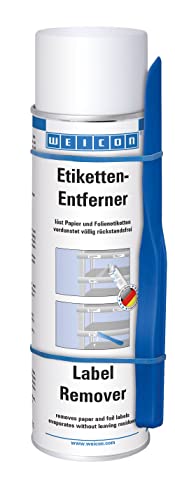 WEICON Etiketten-Entferner / 500 ml / mit Spezial-Spatel für effektives Arbeiten von WEICON