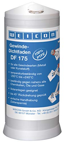 WEICON Gewinde-Dichtfaden DF 175 aus 100% PTFE, nicht brennbar WEICON Gewinde-Dichtfaden DF 175 aus 100% PTFE, nicht brennbar von WEICON