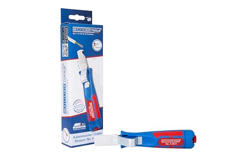 WEICON TOOLS Kabelmesser No. 4-28 H, Abisolierwerkzeug für Kabel von 4-28 mm, mit Hakenklinge, Made in Germany von WEICON