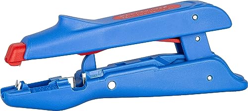 WEICON TOOLS Mini-Duo No. 150 automatische Abisolierzange mit Seitenschneider, Blau, Rot, 160mm von WEICON