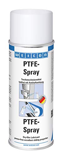 WEICON PTFE-Spray 400 ml, weiß, Trockenschmiermittel, Trockenschmierstoff fettfrei mit Antihaftwirkung von WEICON