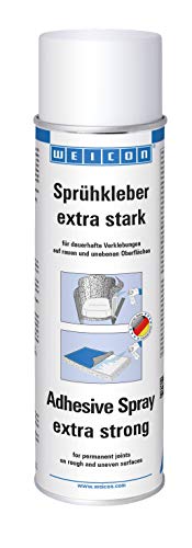 WEICON Sprühkleber extra stark 500 ml, transparentes Klebespray, für Filz, Schaumstoff, Leder, Teppich, Gummi, Holz WEICON Sprühkleber extra stark 500 ml, transparentes Klebespray, für Filz, Schaumstoff, Leder, Teppich, Gummi, Holz von WEICON