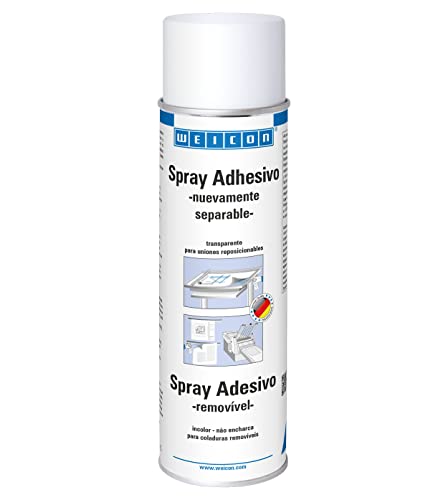 WEICON Sprühkleber wieder lösbar 500 ml, Non Permanent für Plotter, Schneidmatten, Siebdruck & Schablonen, transparent WEICON Sprühkleber wieder lösbar 500 ml, Non Permanent für Plotter, Schneidmatten, Siebdruck & Schablonen, transparent von WEICON